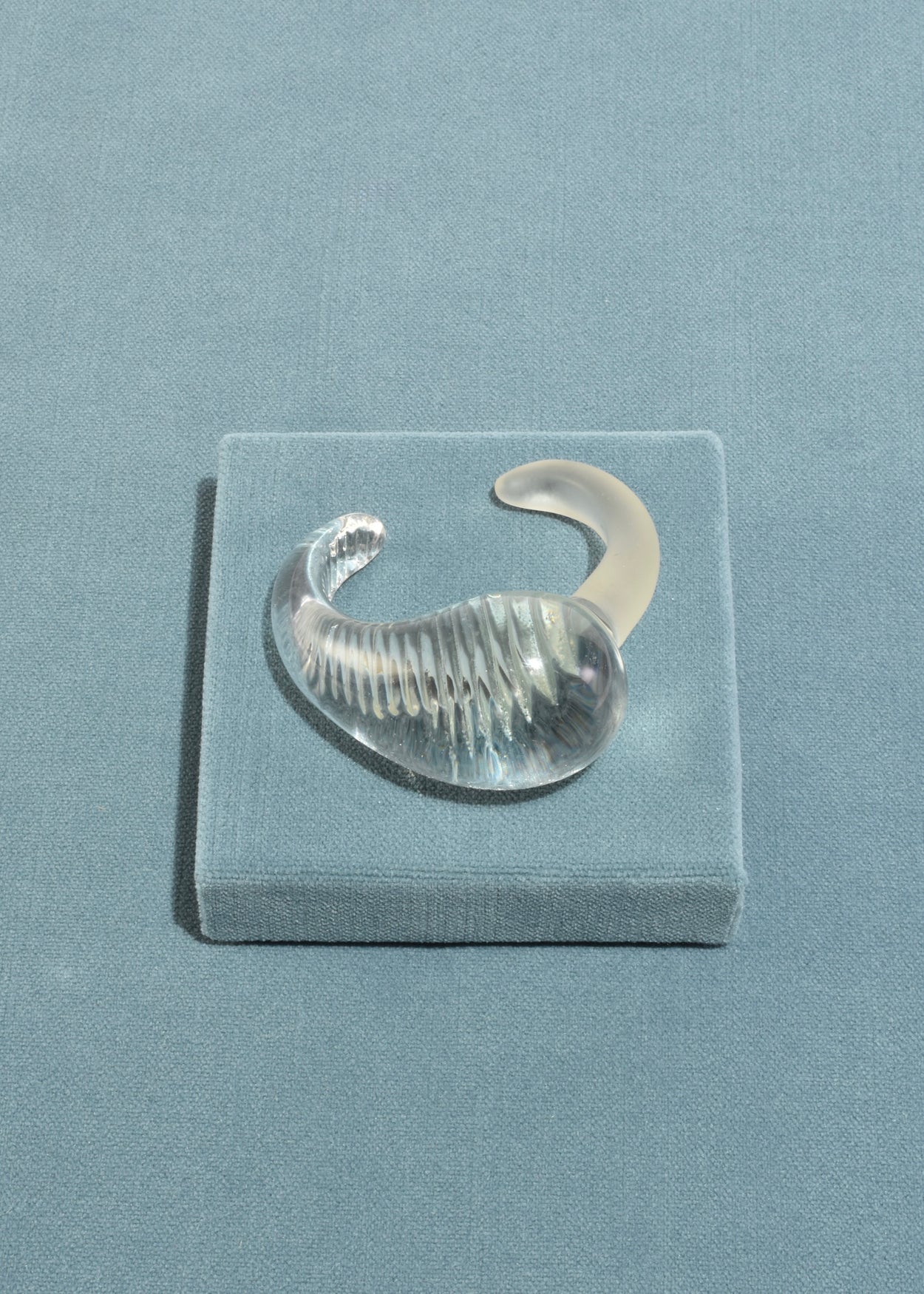 Organic Glass Cuff Bracelet