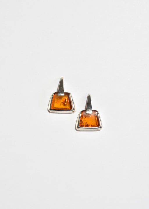 Modernist Amber Earrings