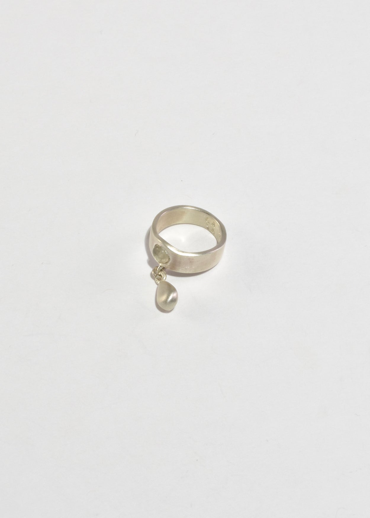 Quartz Teardrop Ring
