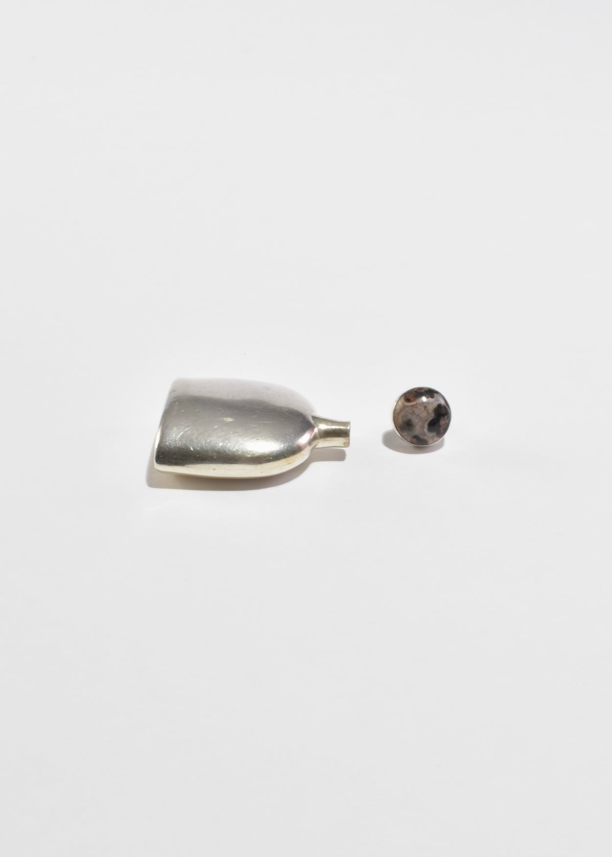 Sterling Agate Perfume Bottle