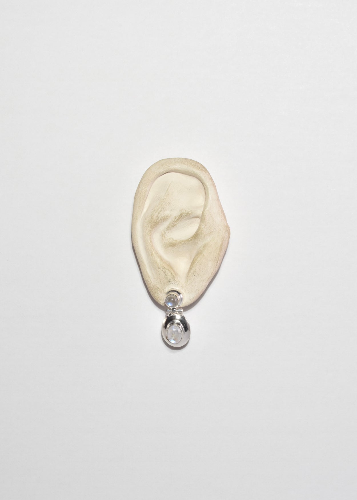 Double Moonstone Earrings