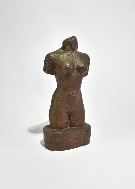 Textured Torso Sculpture