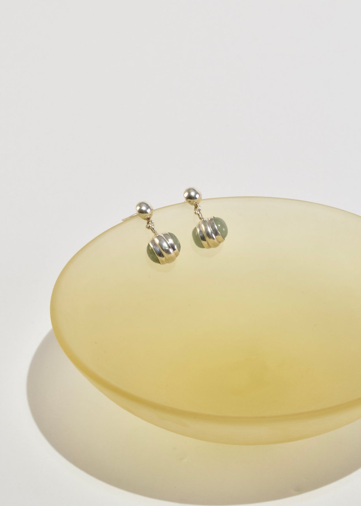 Sterling Aventurine Earrings