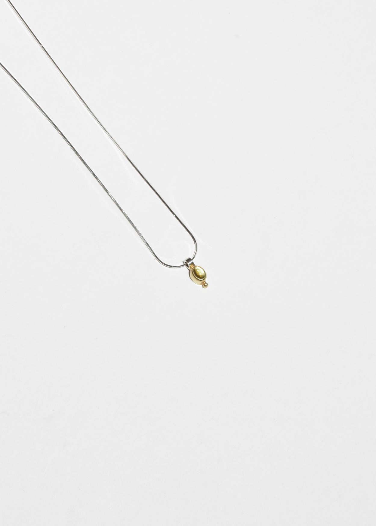 Petite Peridot Pendant Necklace