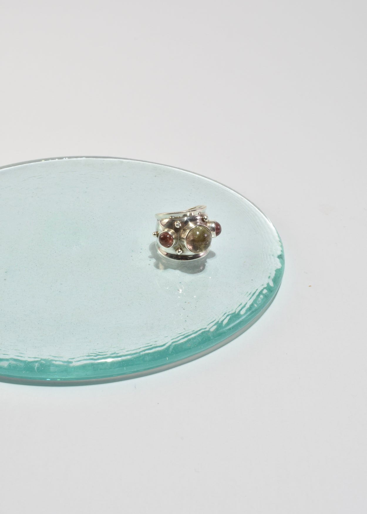 Tourmaline and Quartz Ring