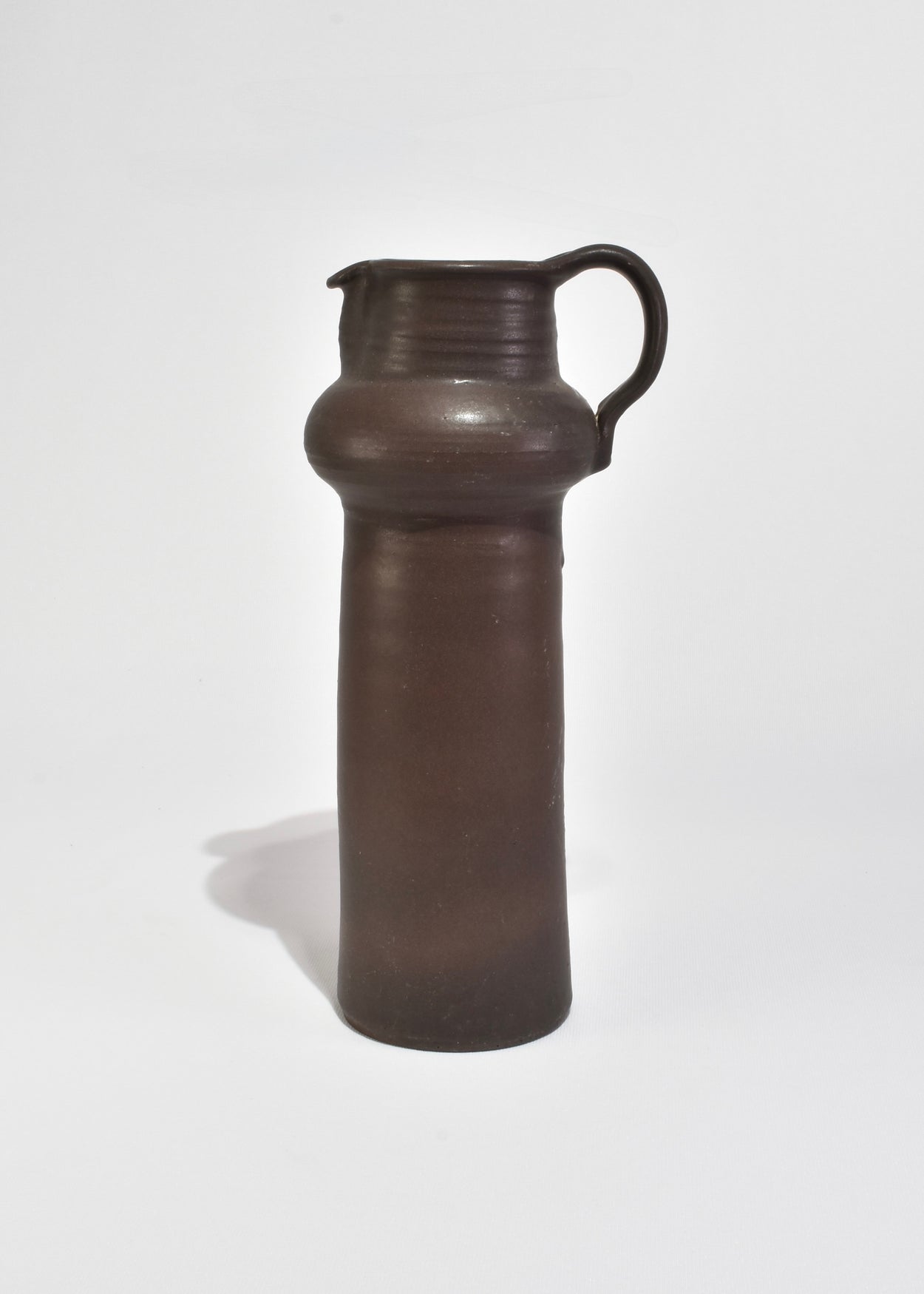 Tall Stoneware Pitcher