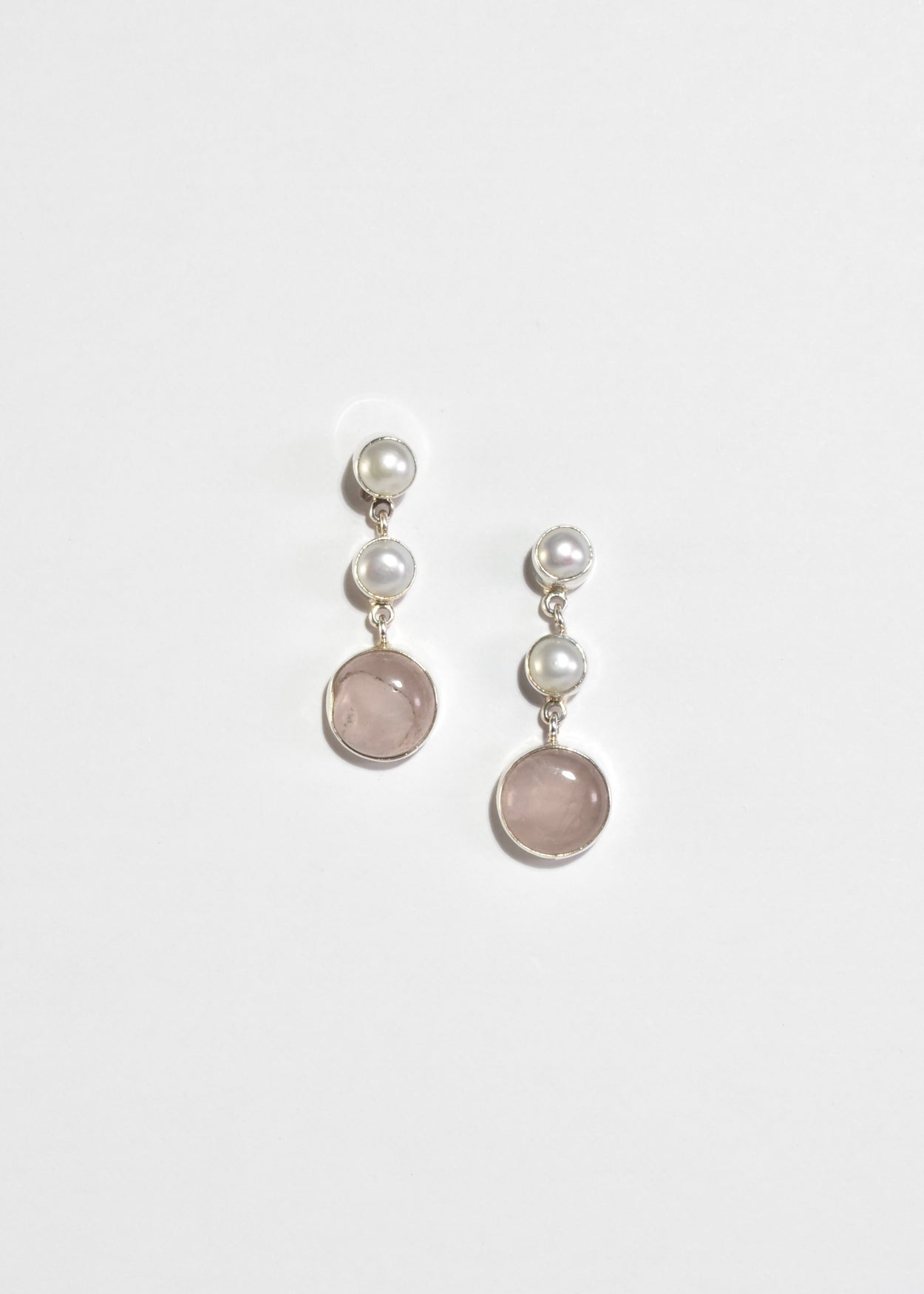 Pearl Quartz Drop Earrings