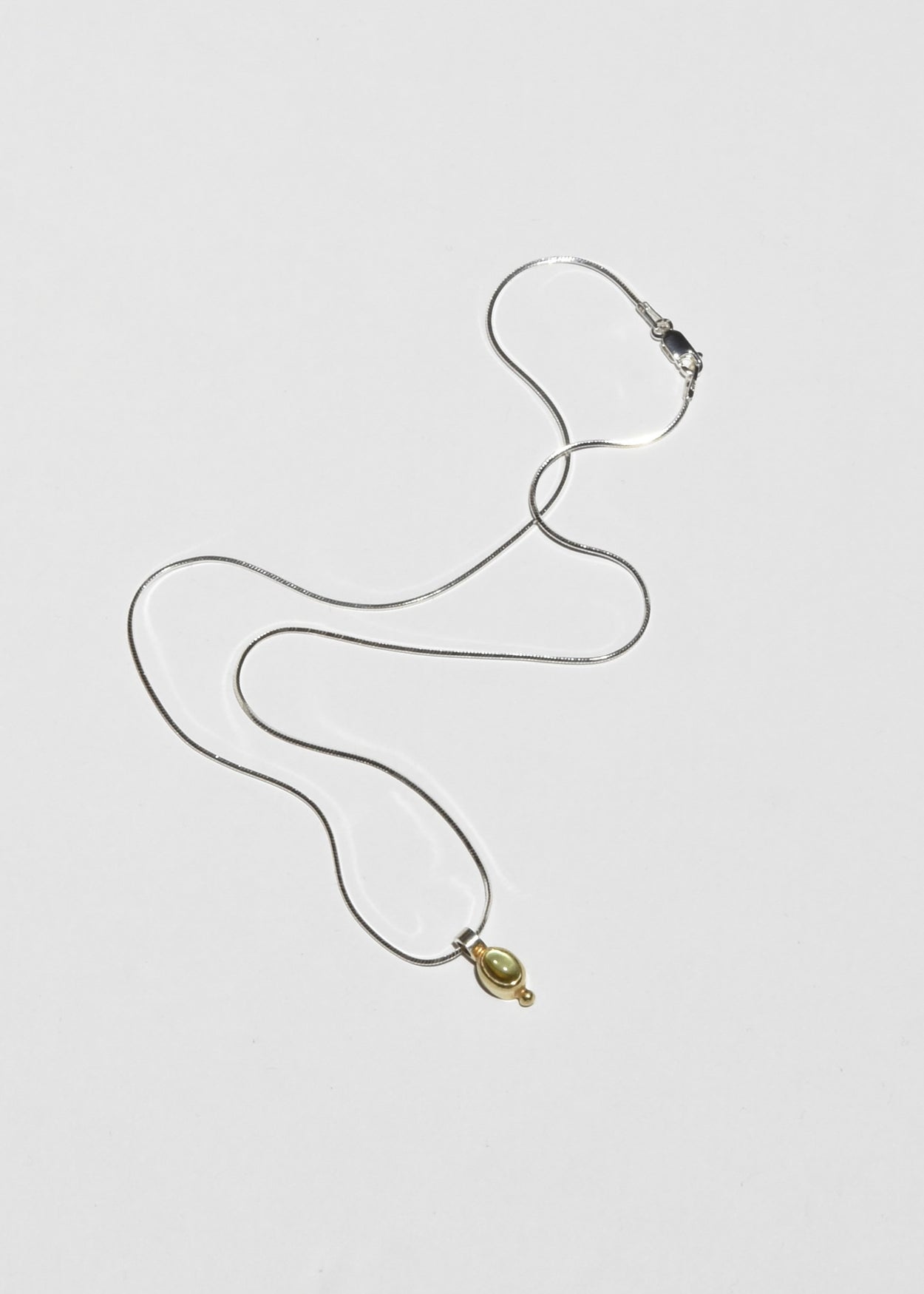 Petite Peridot Pendant Necklace