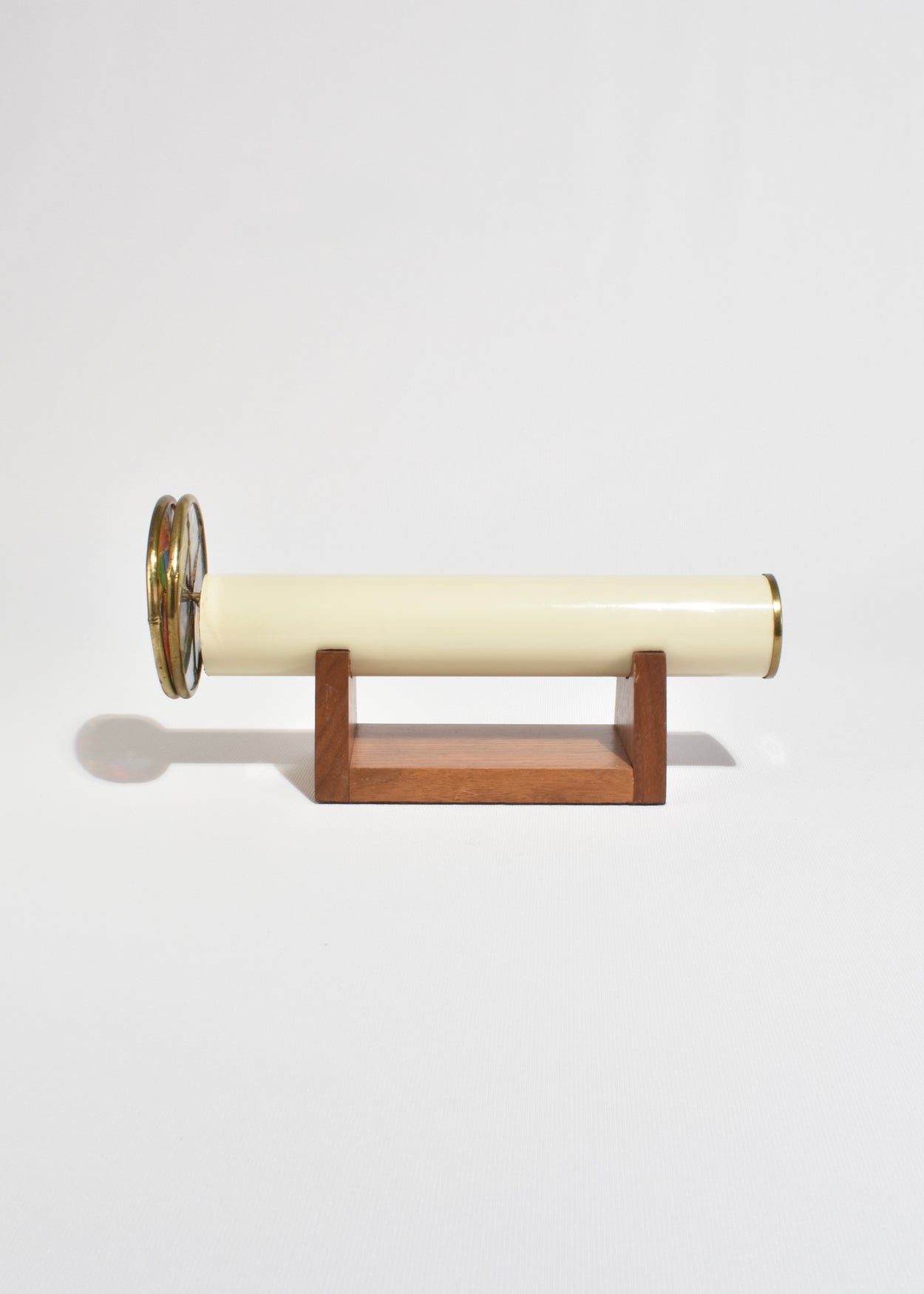 Cream Art Glass Kaleidoscope