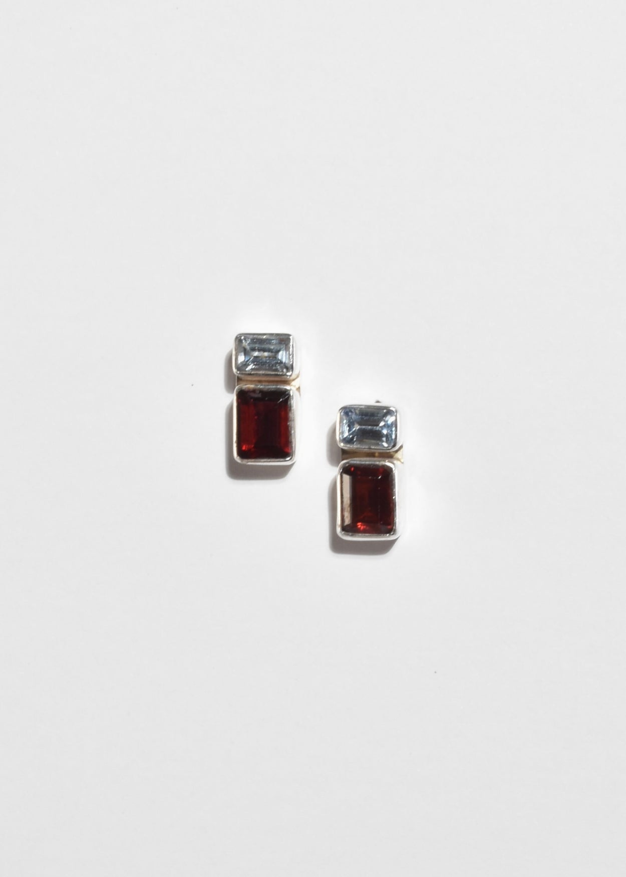 Topaz Ruby Earrings