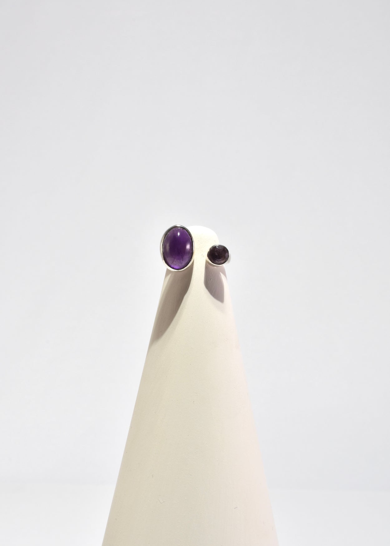 Double Amethyst Ring