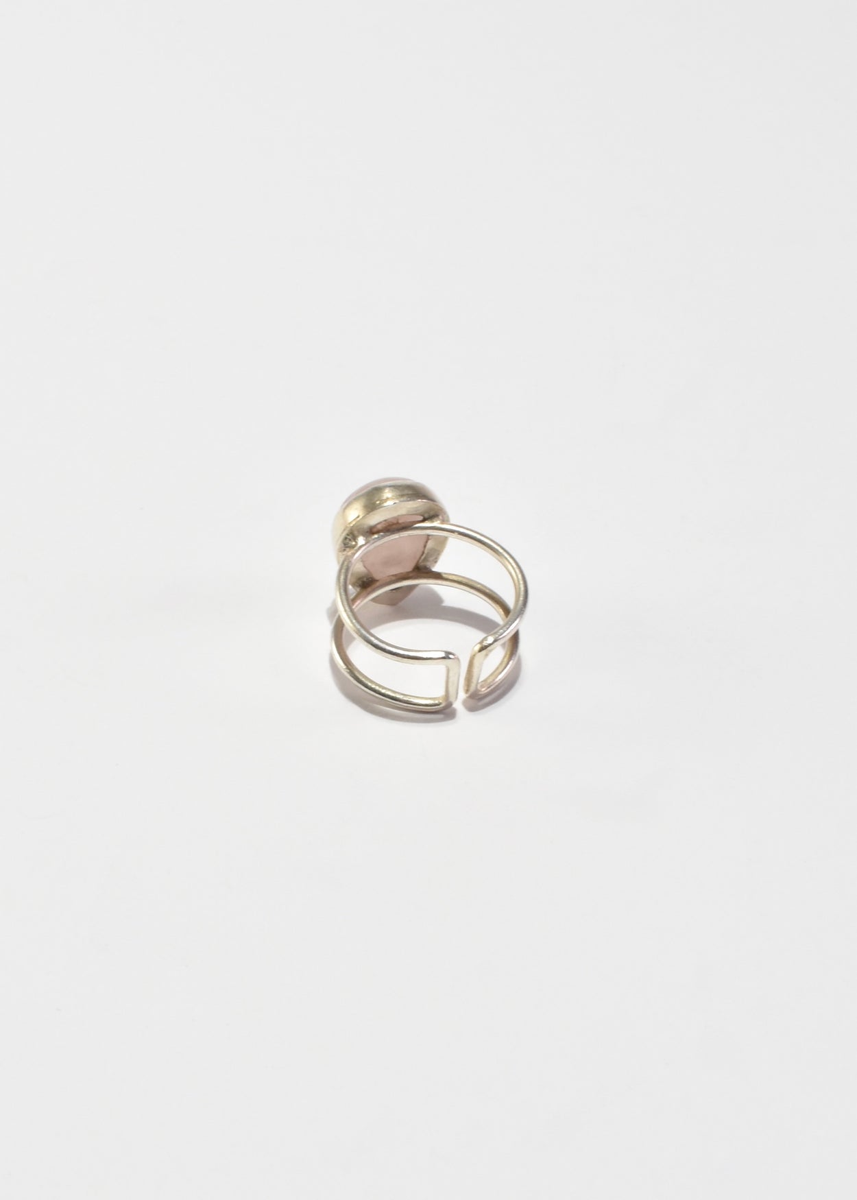 Teardrop Rose Quartz Ring