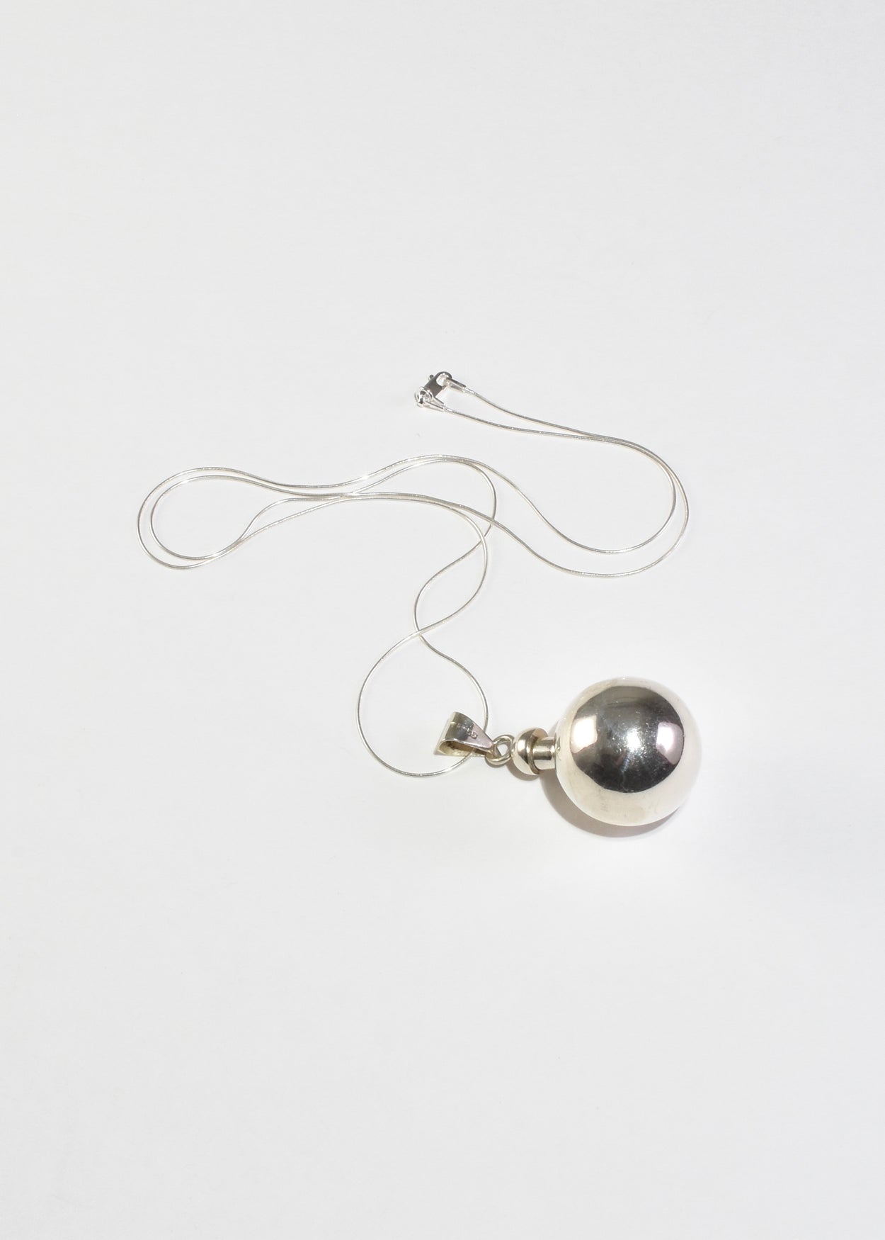 Sphere Perfume Pendant Necklace