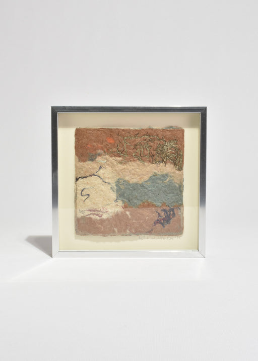 Linen Fibers Artwork, Framed