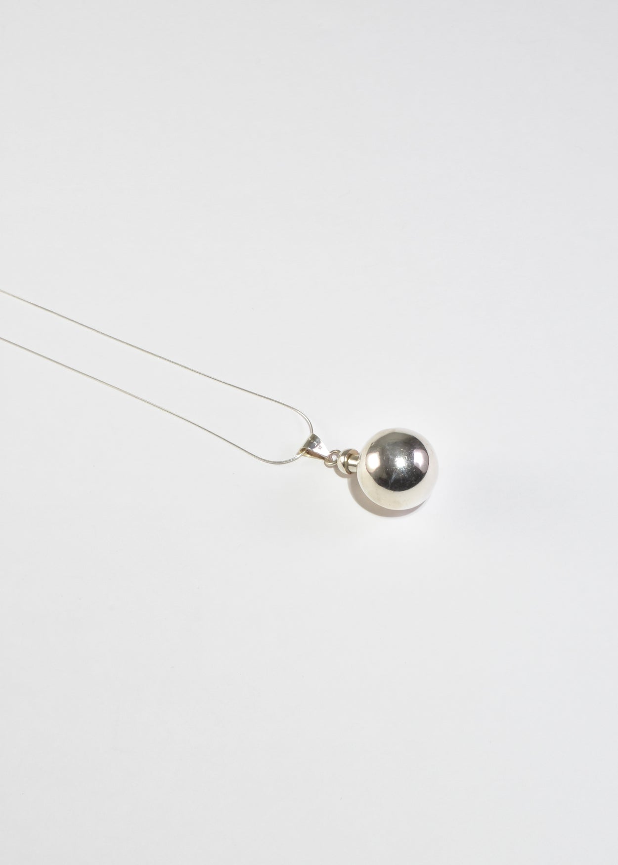 Sphere Perfume Pendant Necklace