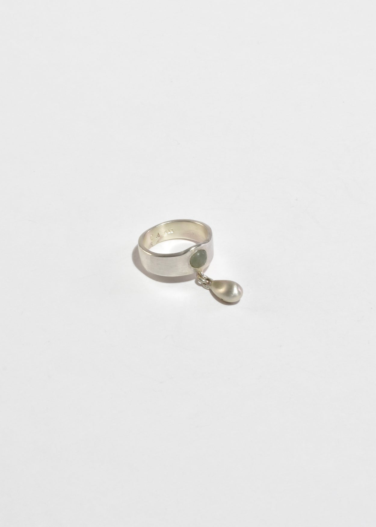 Aventurine Teardrop Ring
