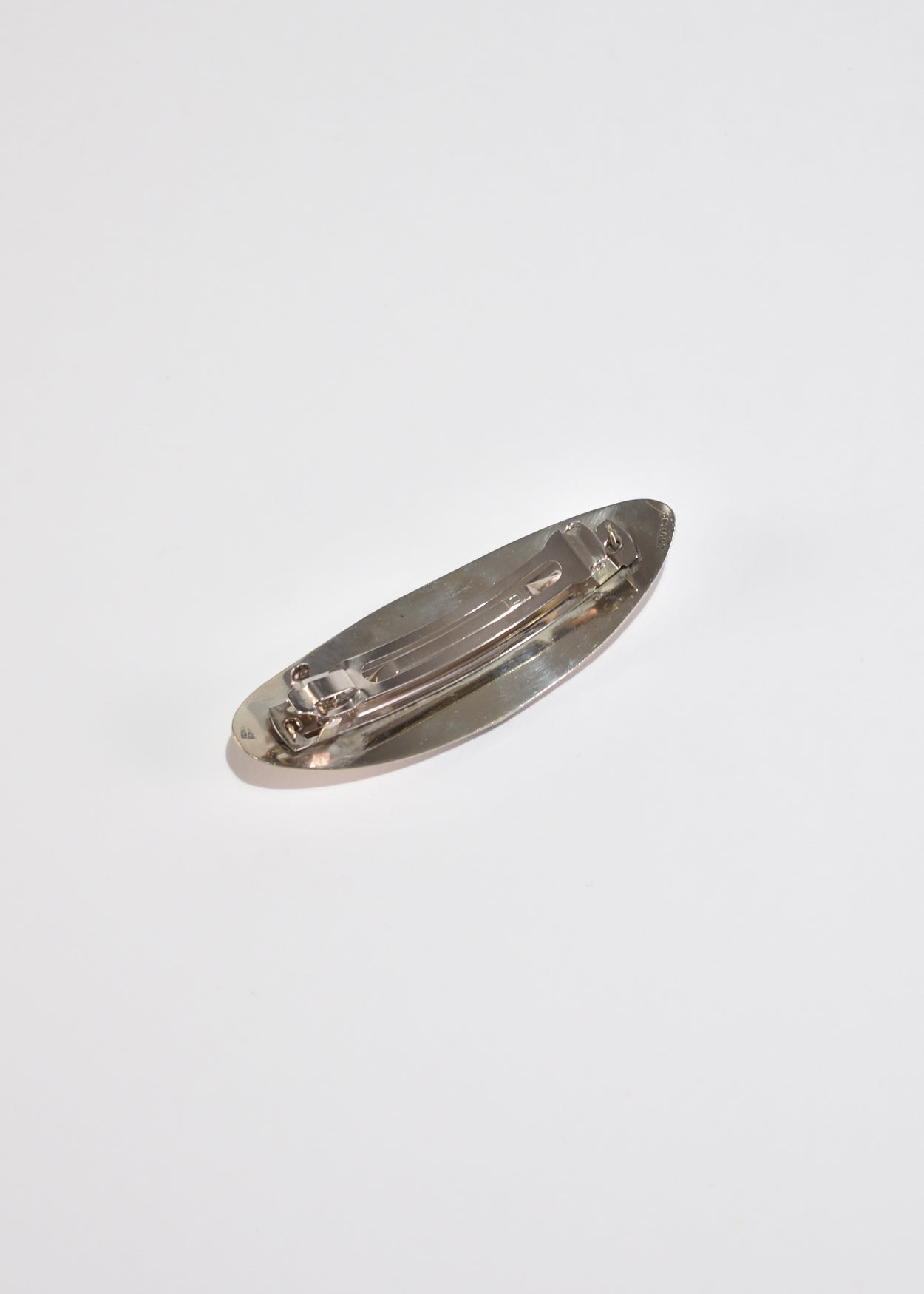 Oval Onyx Hair Clip