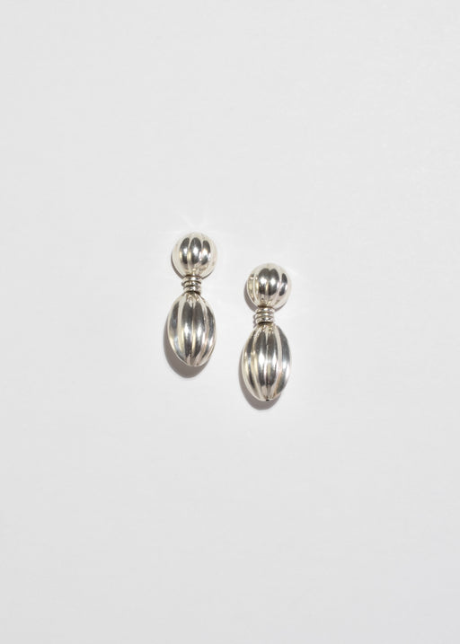 Sculptural Ribbed Earrings
