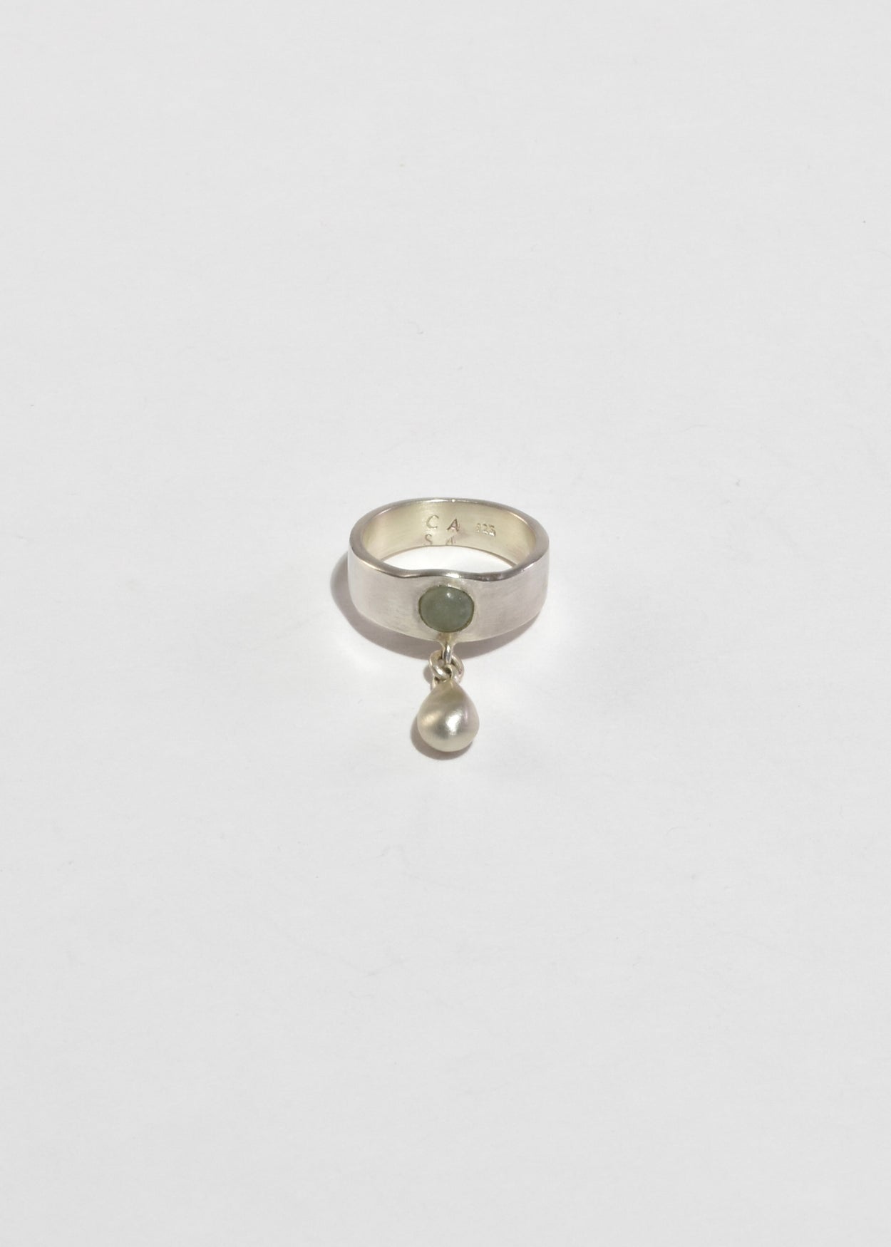 Aventurine Teardrop Ring