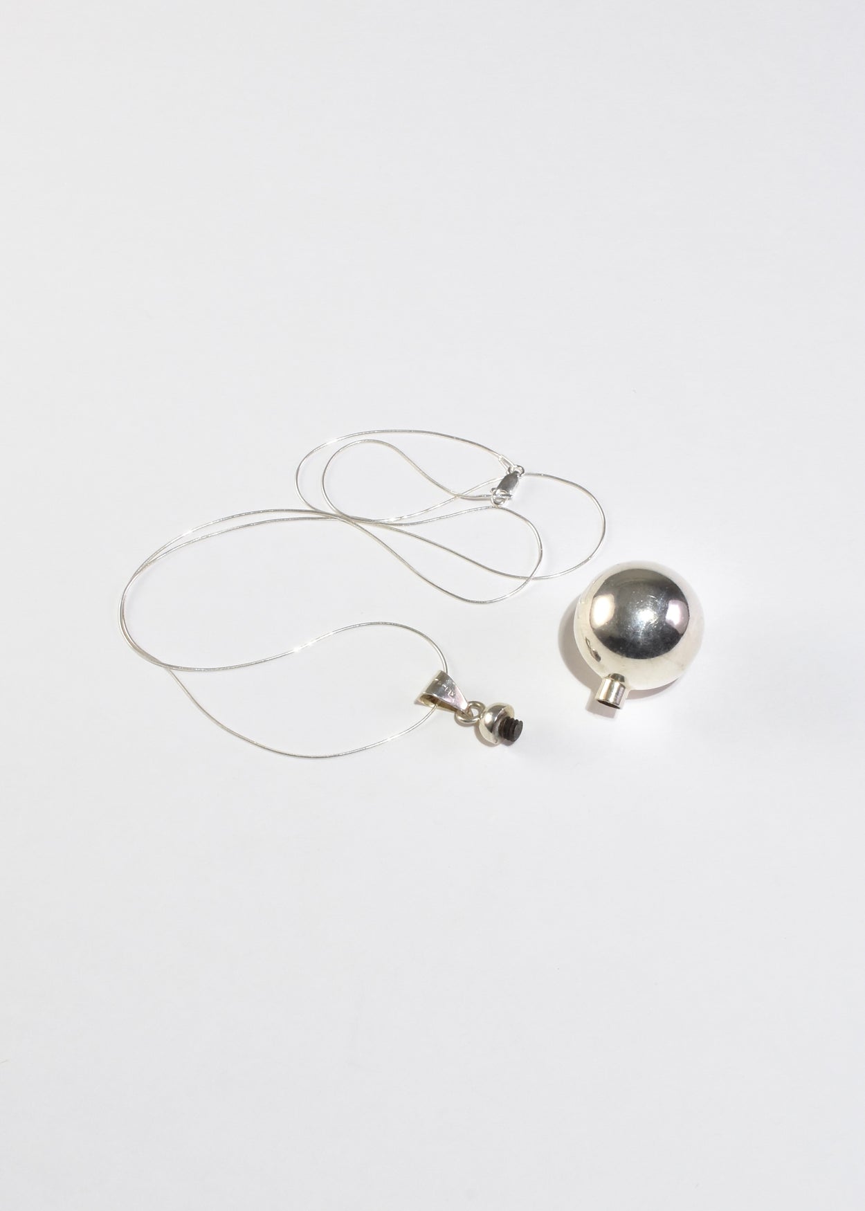 Sphere Perfume Pendant Necklace