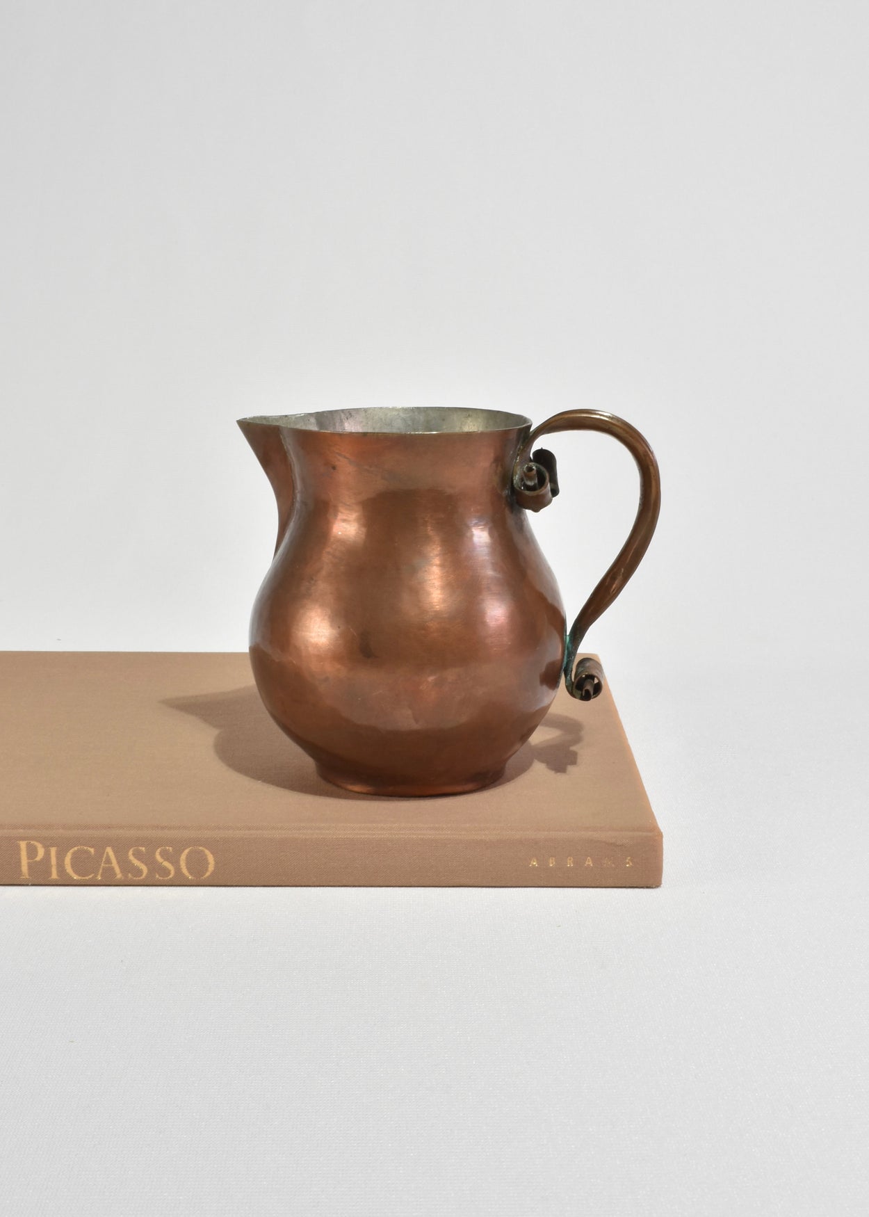 Hand-Crafted Copper Pitcher