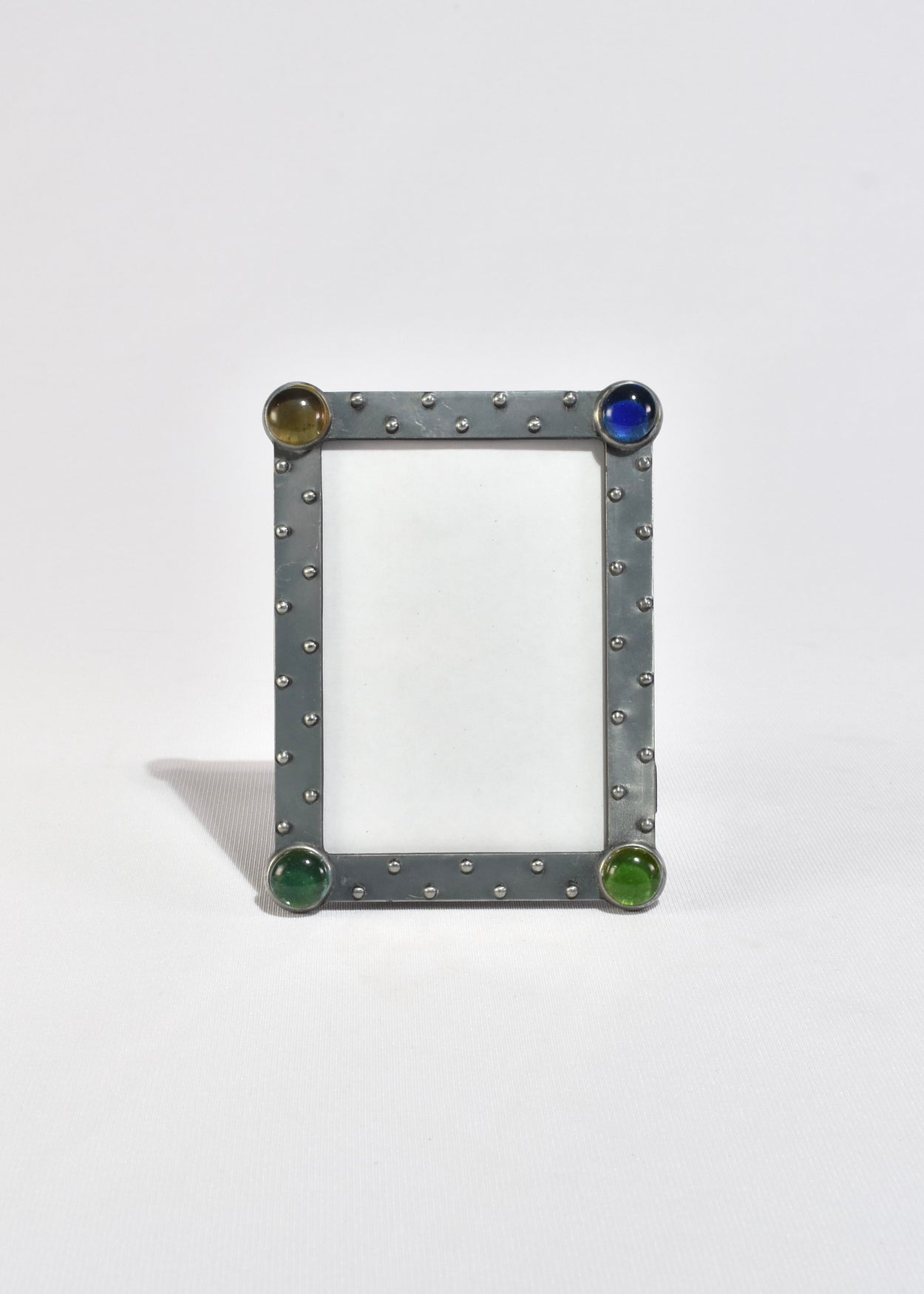 Colorful Pewter Picture Frame