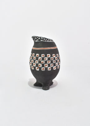 Ceramic Footed Pitcher