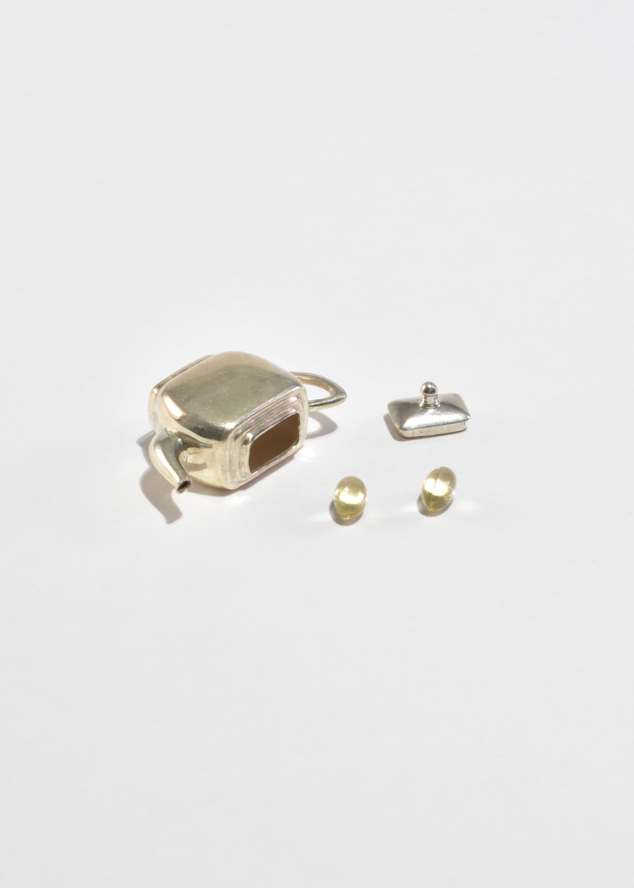 Sterling Teapot Pillbox