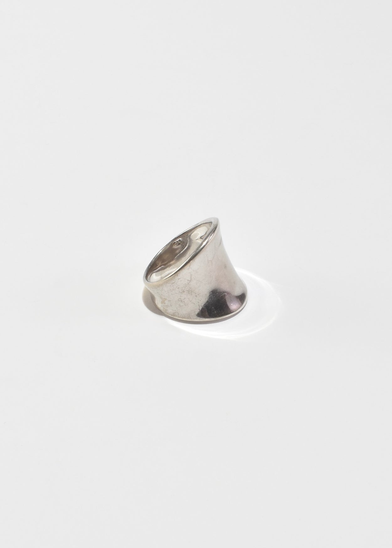 Curved Wide Band Ring