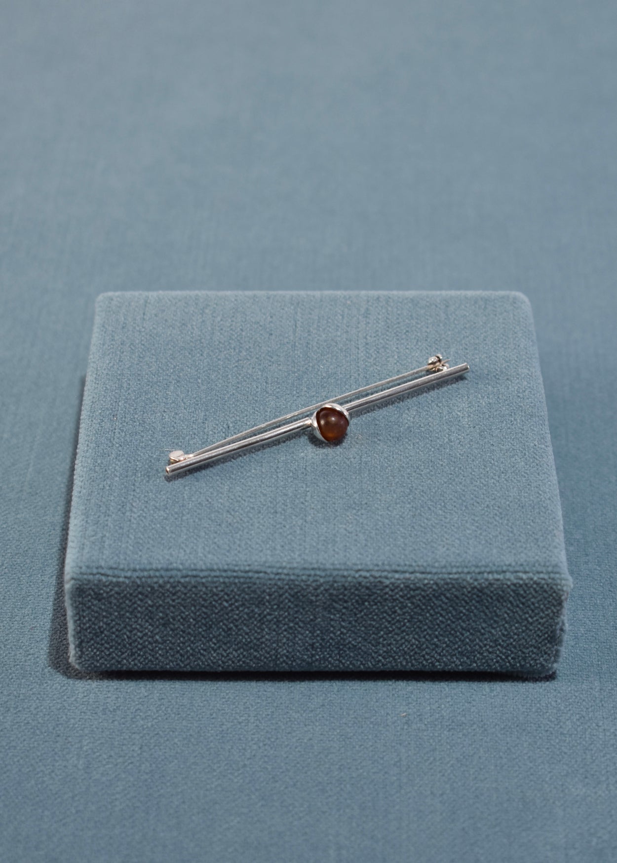 Amber Sphere Brooch