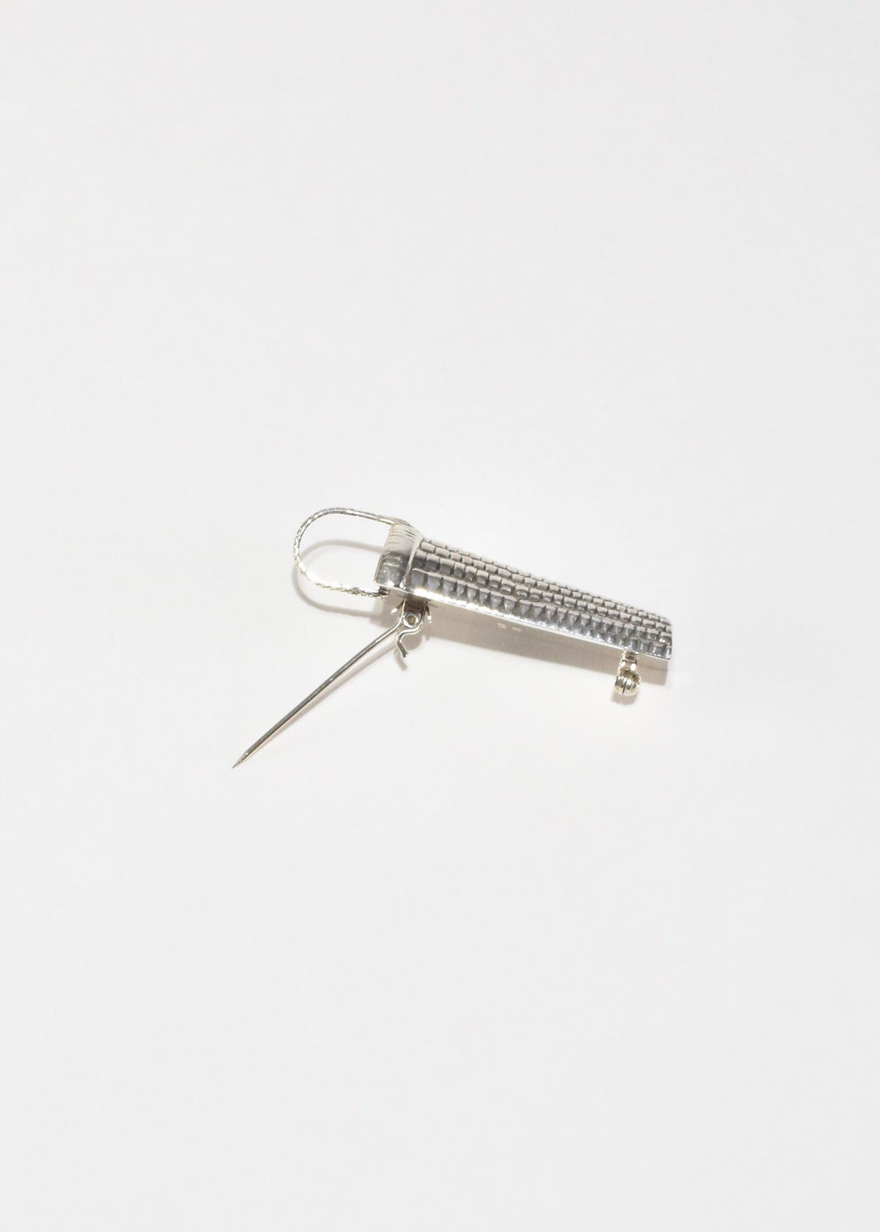 Sterling Basket Brooch