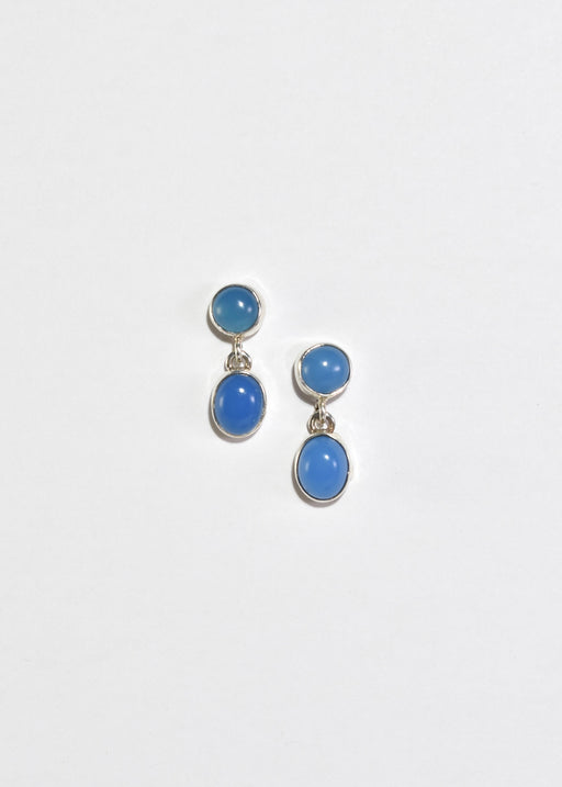 Blue Chalcedony Earrings