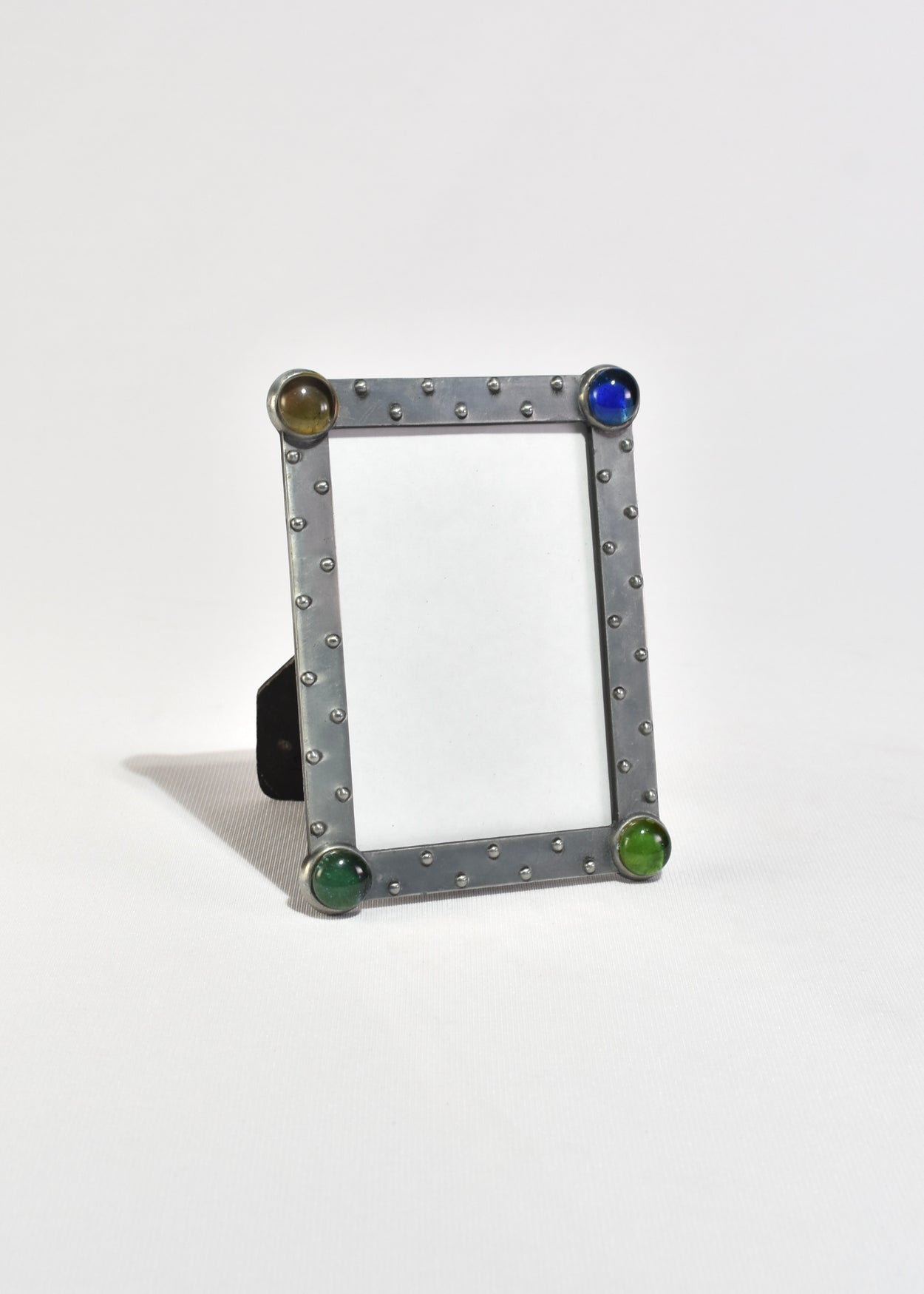 Colorful Pewter Picture Frame