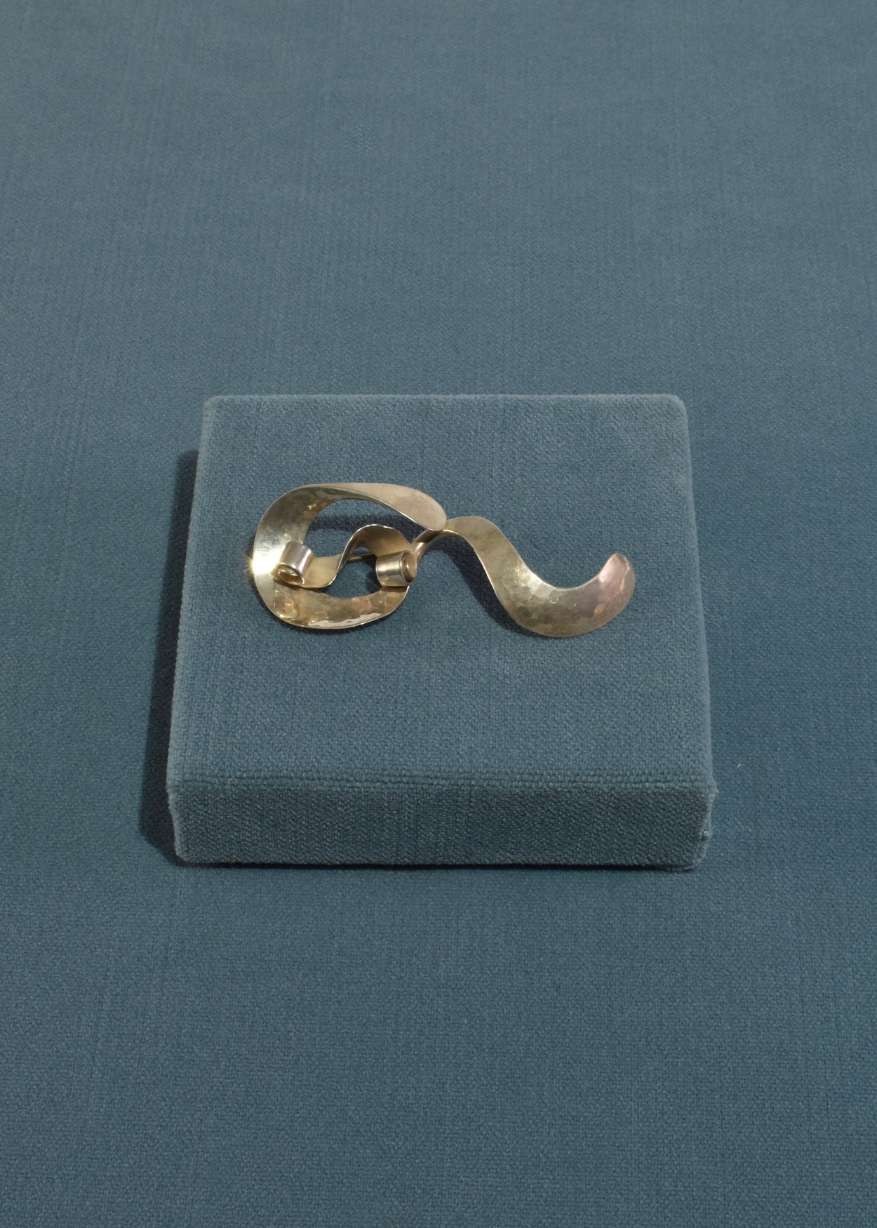 Abstract Curved Brooch