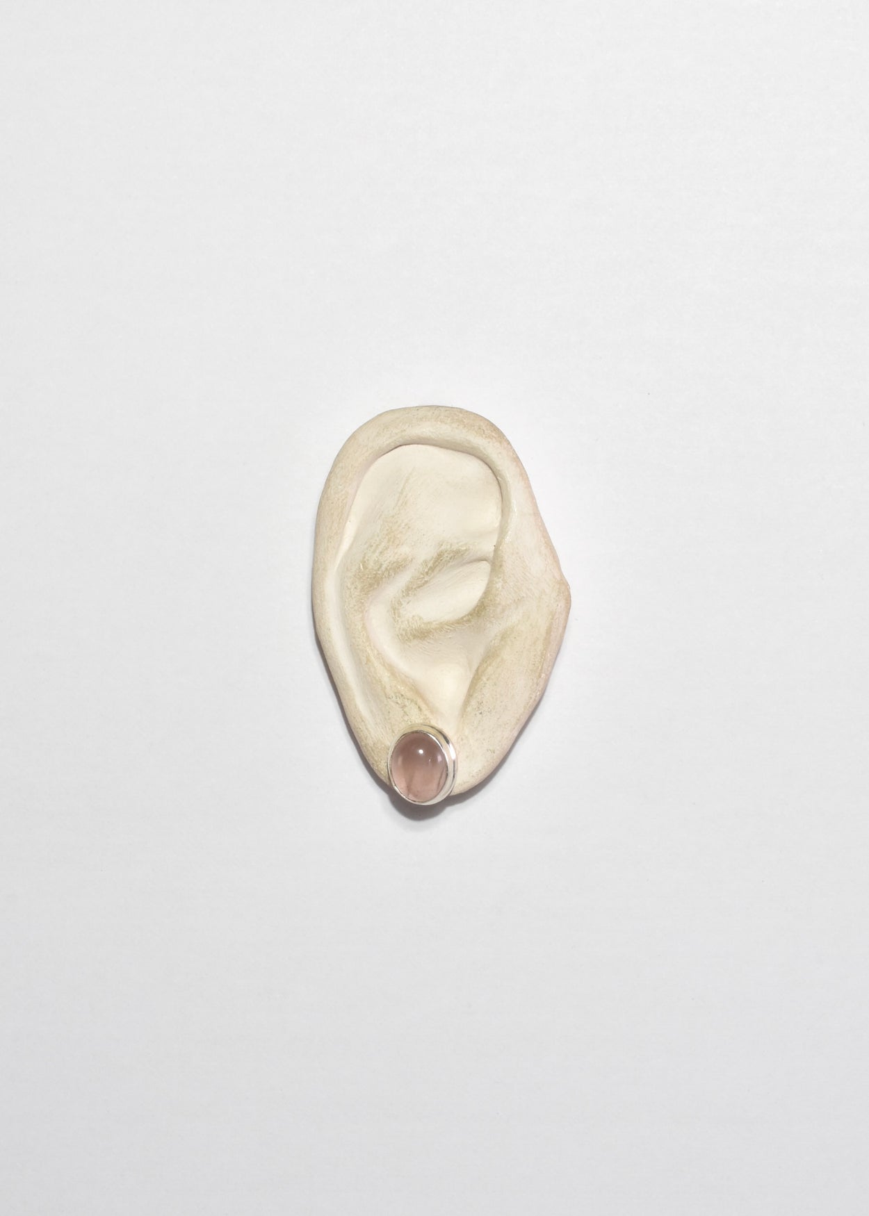 Rose Quartz Stud Earrings