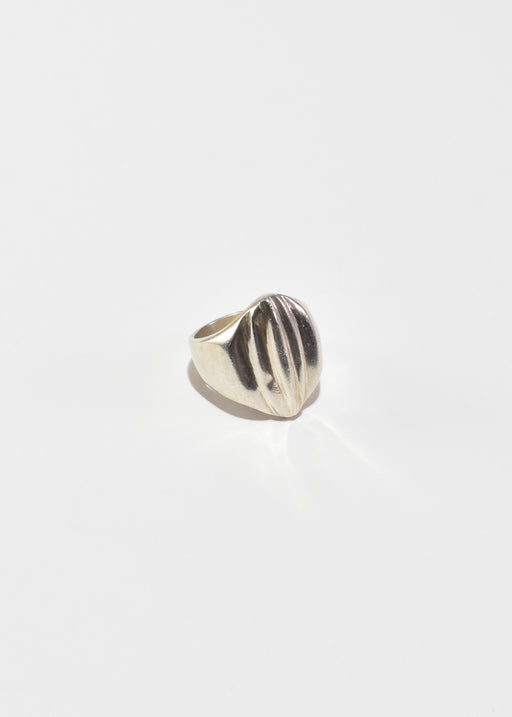 Sterling Ribbed Ring