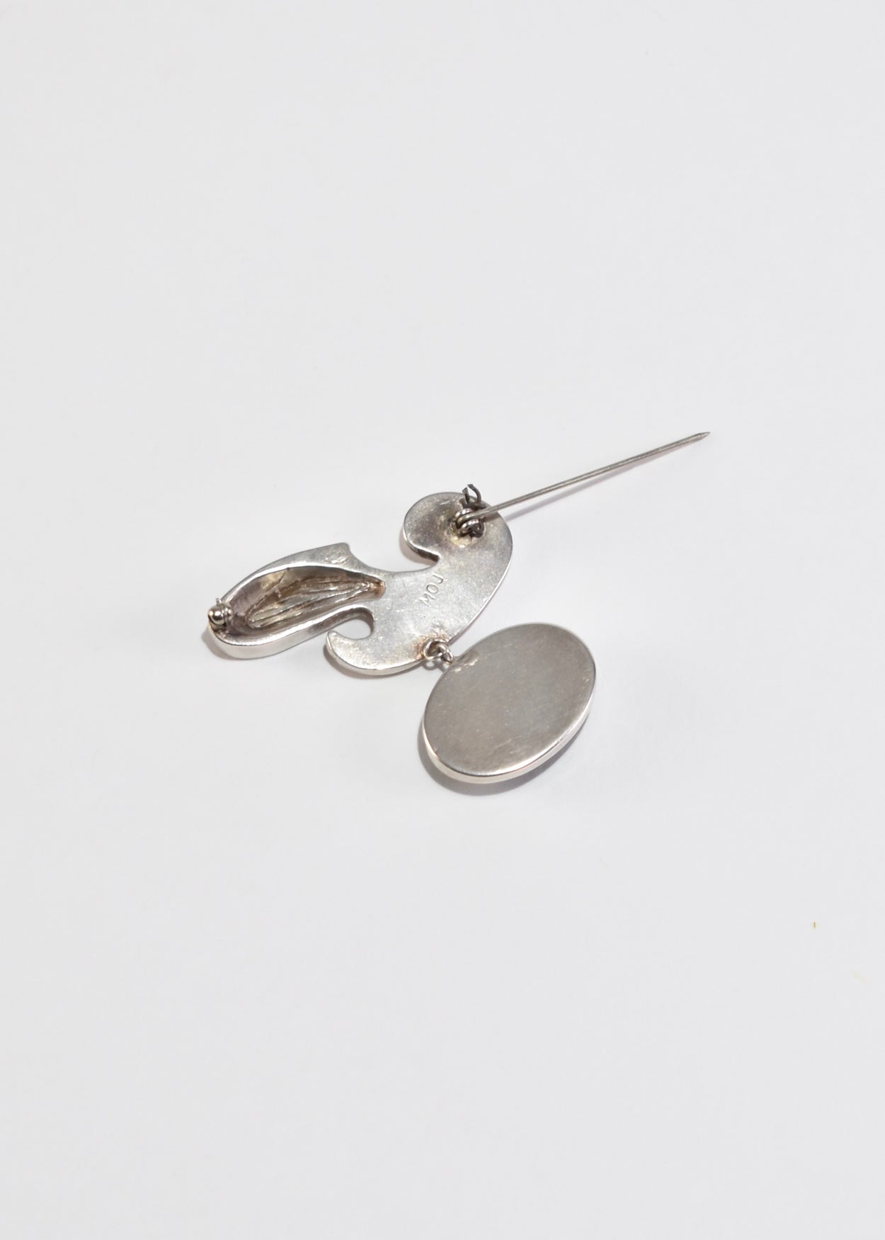 Modernist Aventurine Brooch