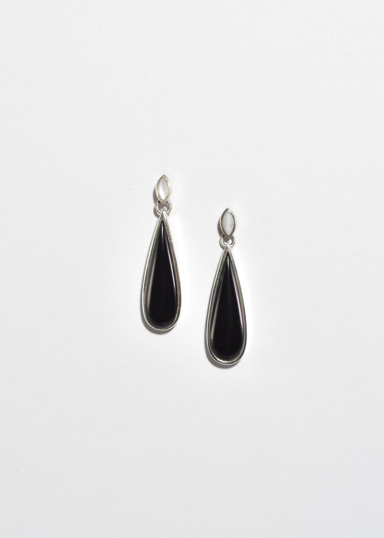 Onyx Teardrop Earrings