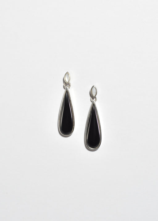 Onyx Teardrop Earrings