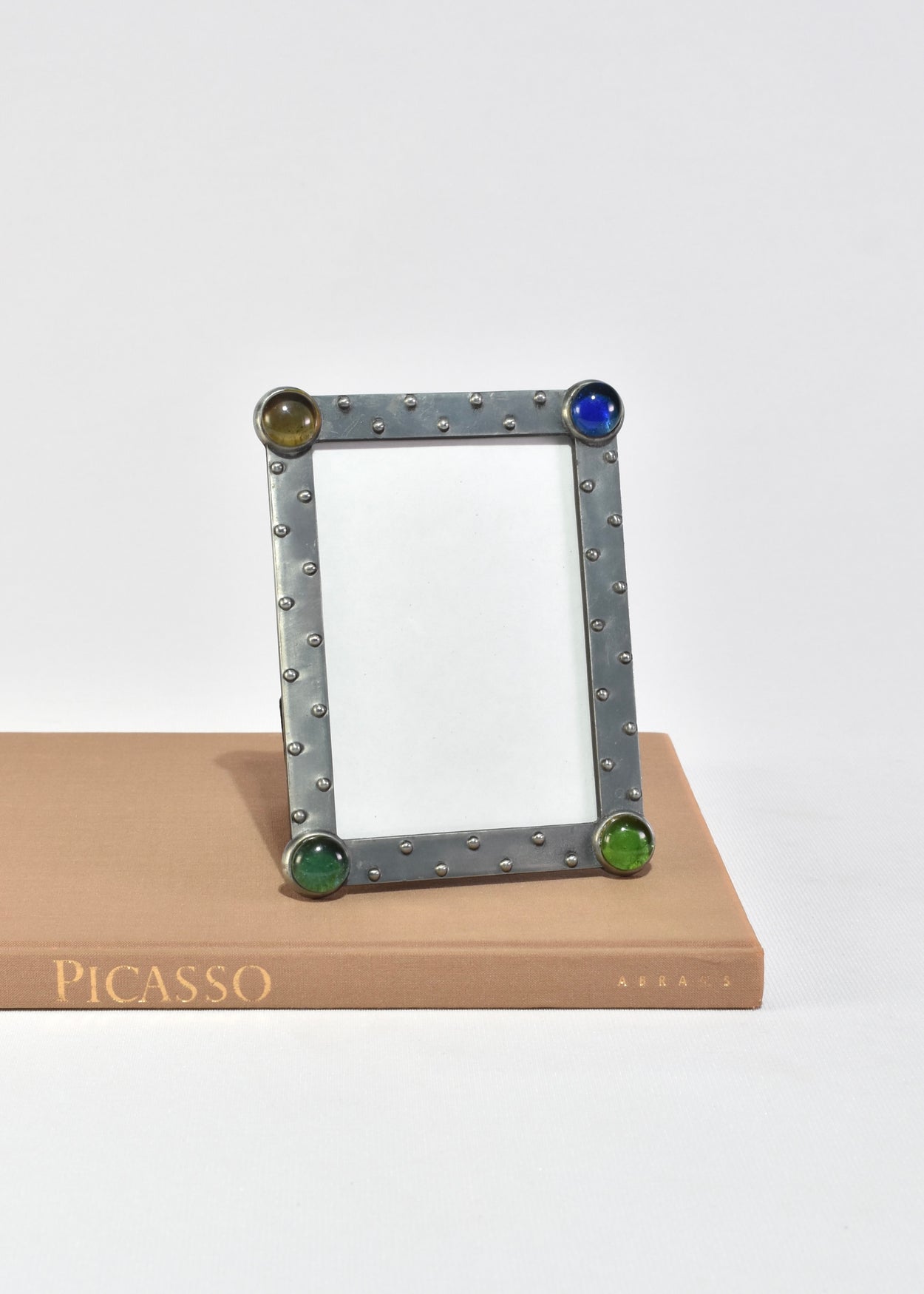 Colorful Pewter Picture Frame