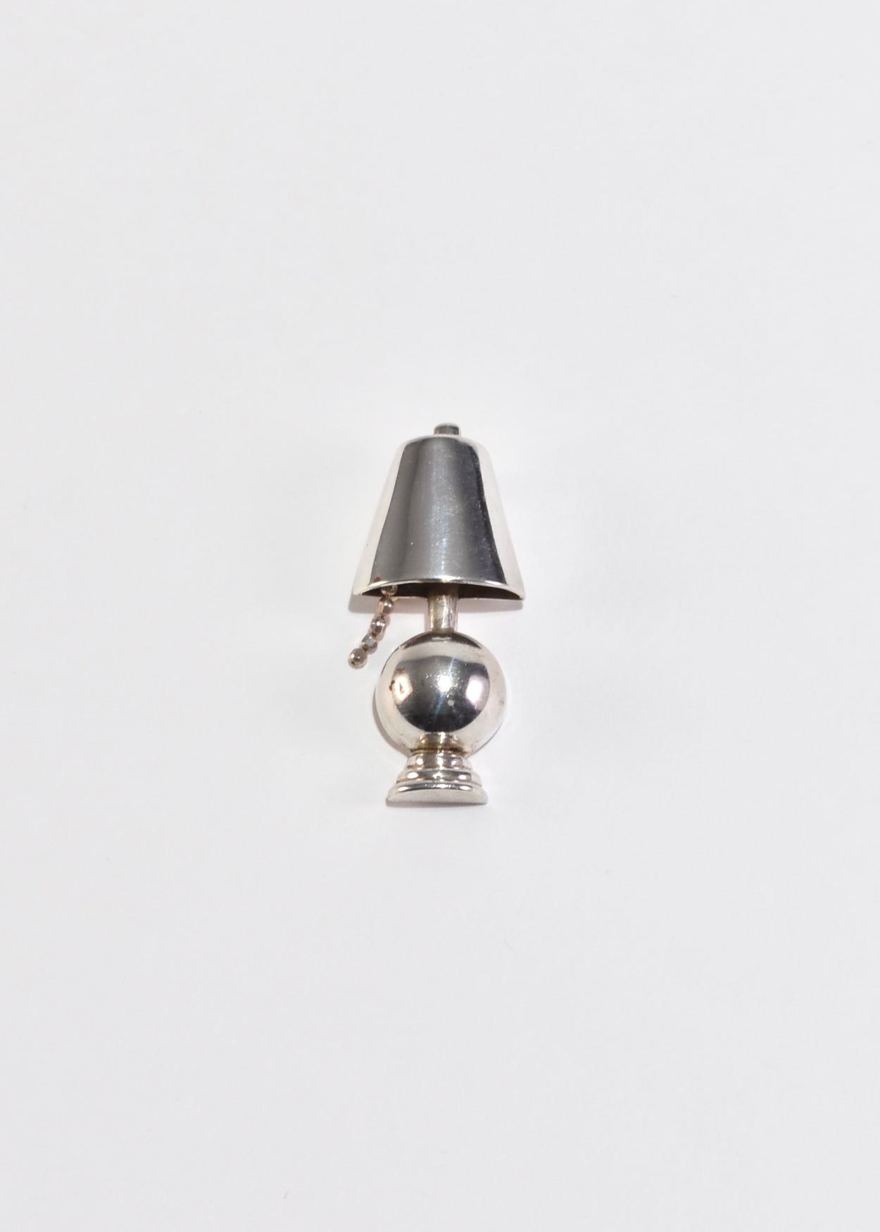 Sterling Lamp Brooch