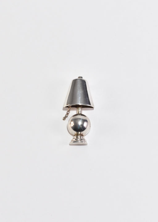 Sterling Lamp Brooch