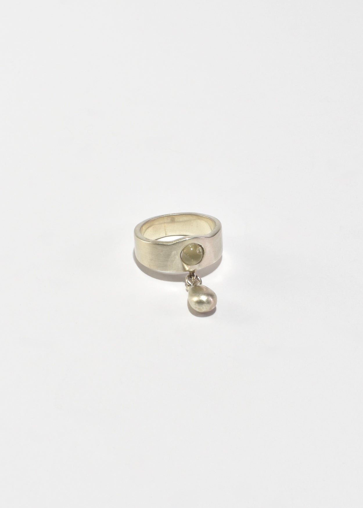Quartz Teardrop Ring Sample