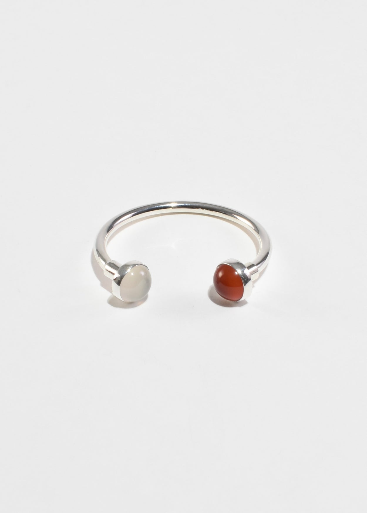Sterling Gemstone Key Ring