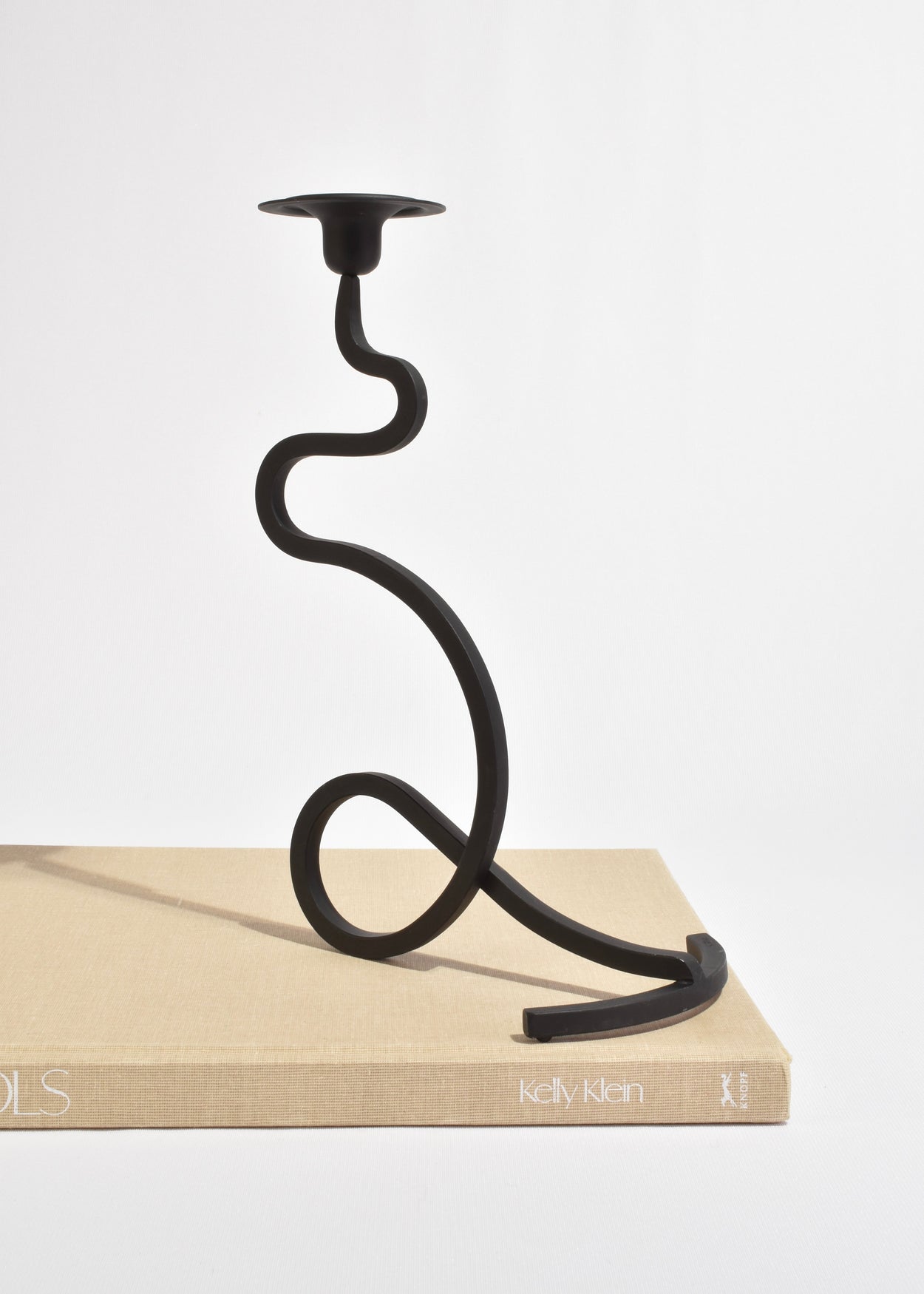 Wavy Iron Candleholder Set