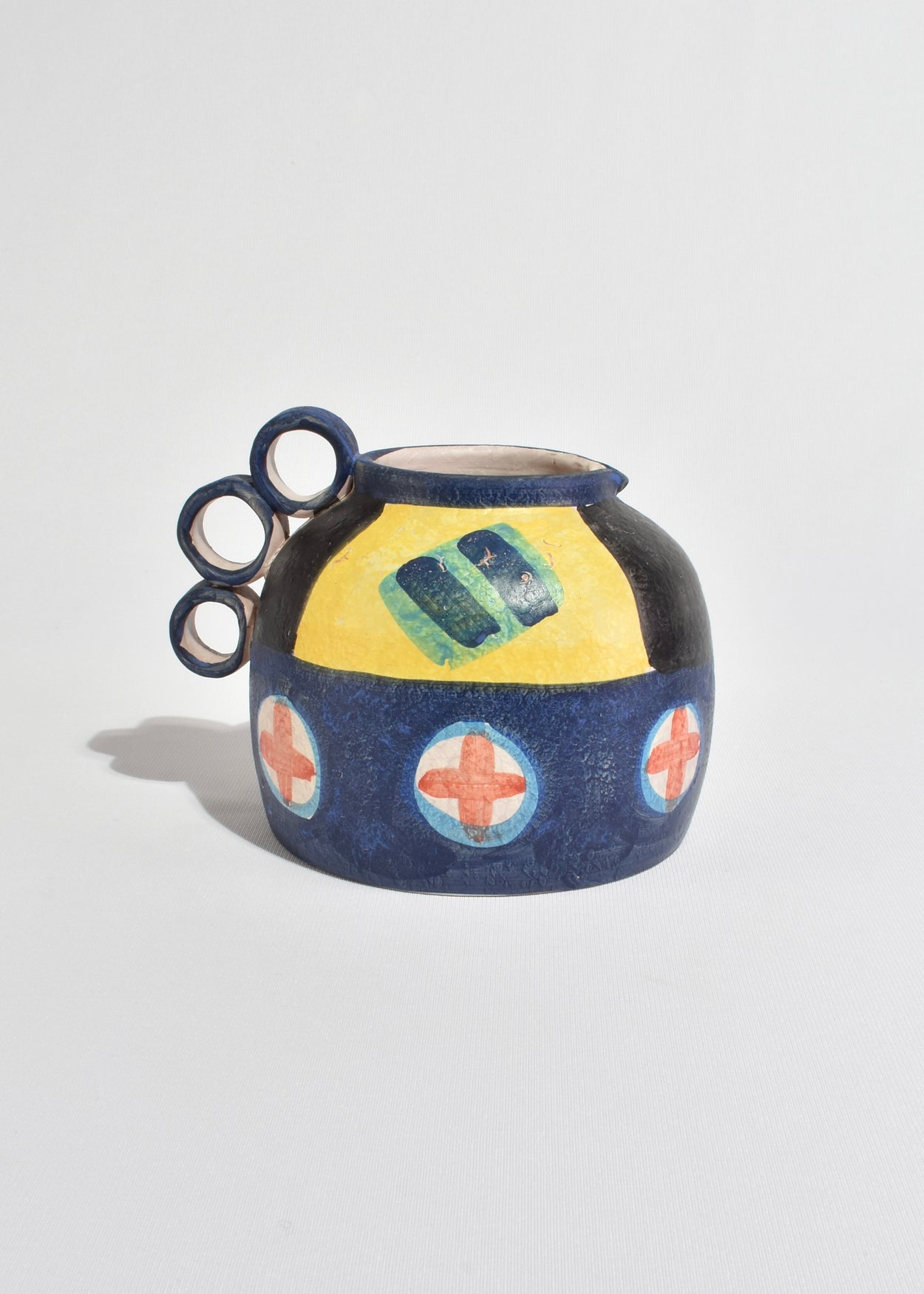 Hand-Painted Ceramic Vessel