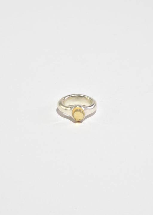 Cast Citrine Tourmaline Ring