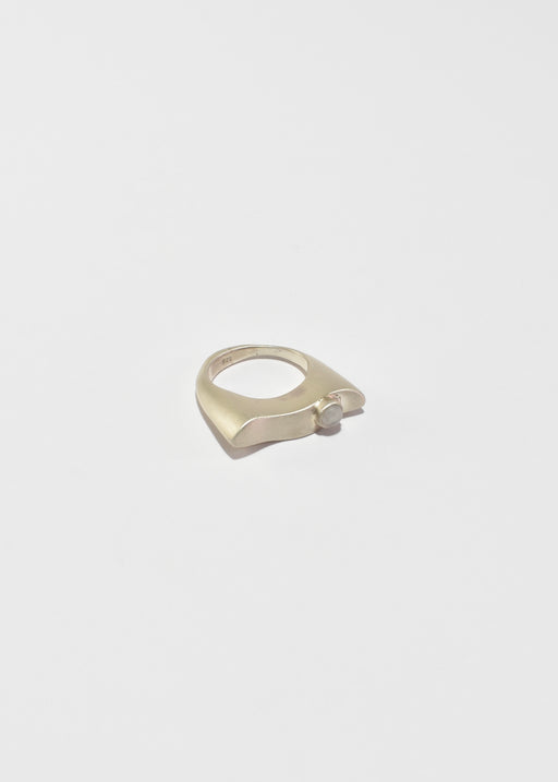 Wavy Raised Quartz Ring Sample