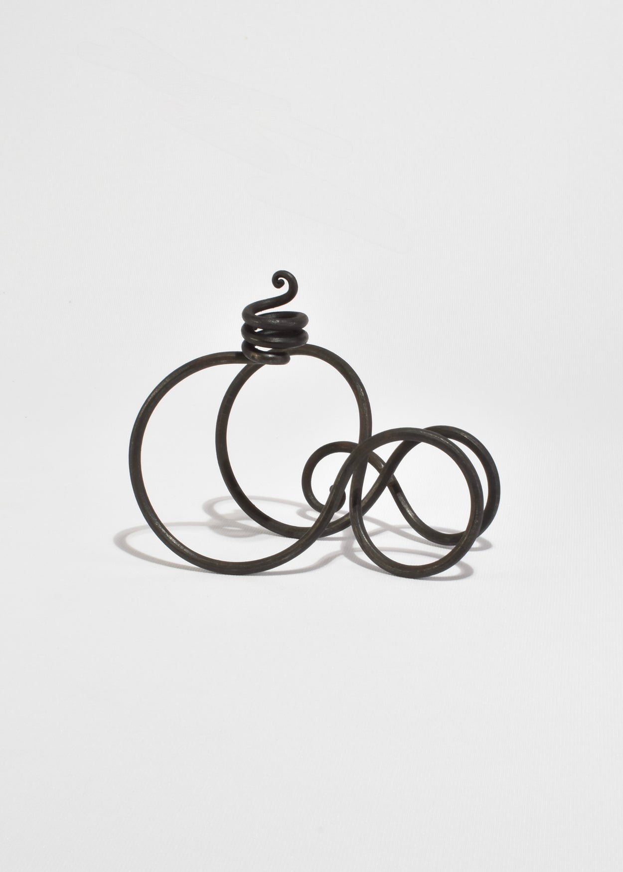 Iron Spiral Candleholder