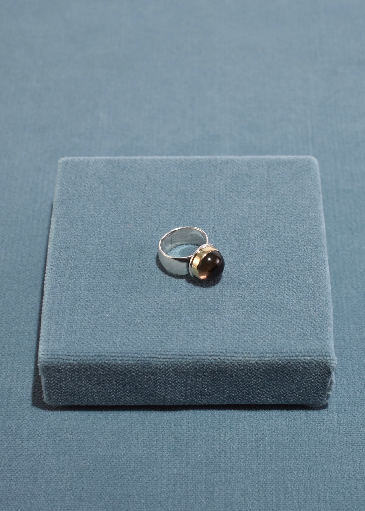 Round Smoky Quartz Ring